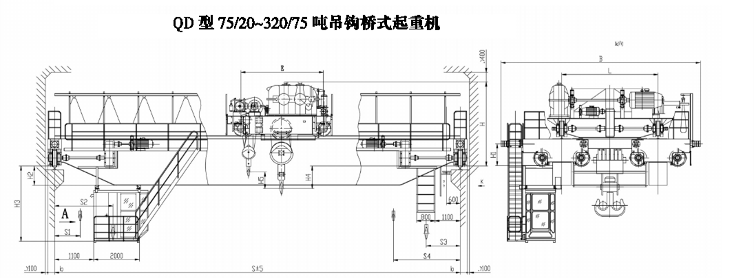 QD型通用桥式起重机图纸