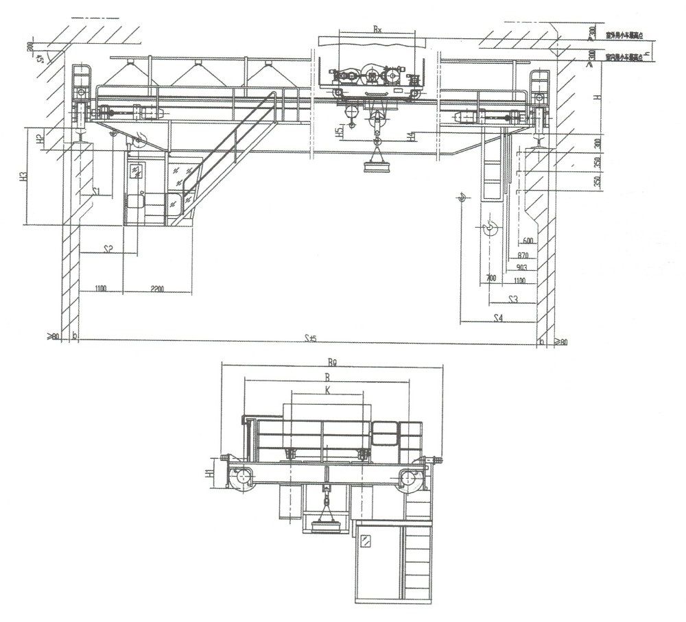 QC型16-3.2、32-5吨主钩电磁桥式起重机外形尺寸图.jpg