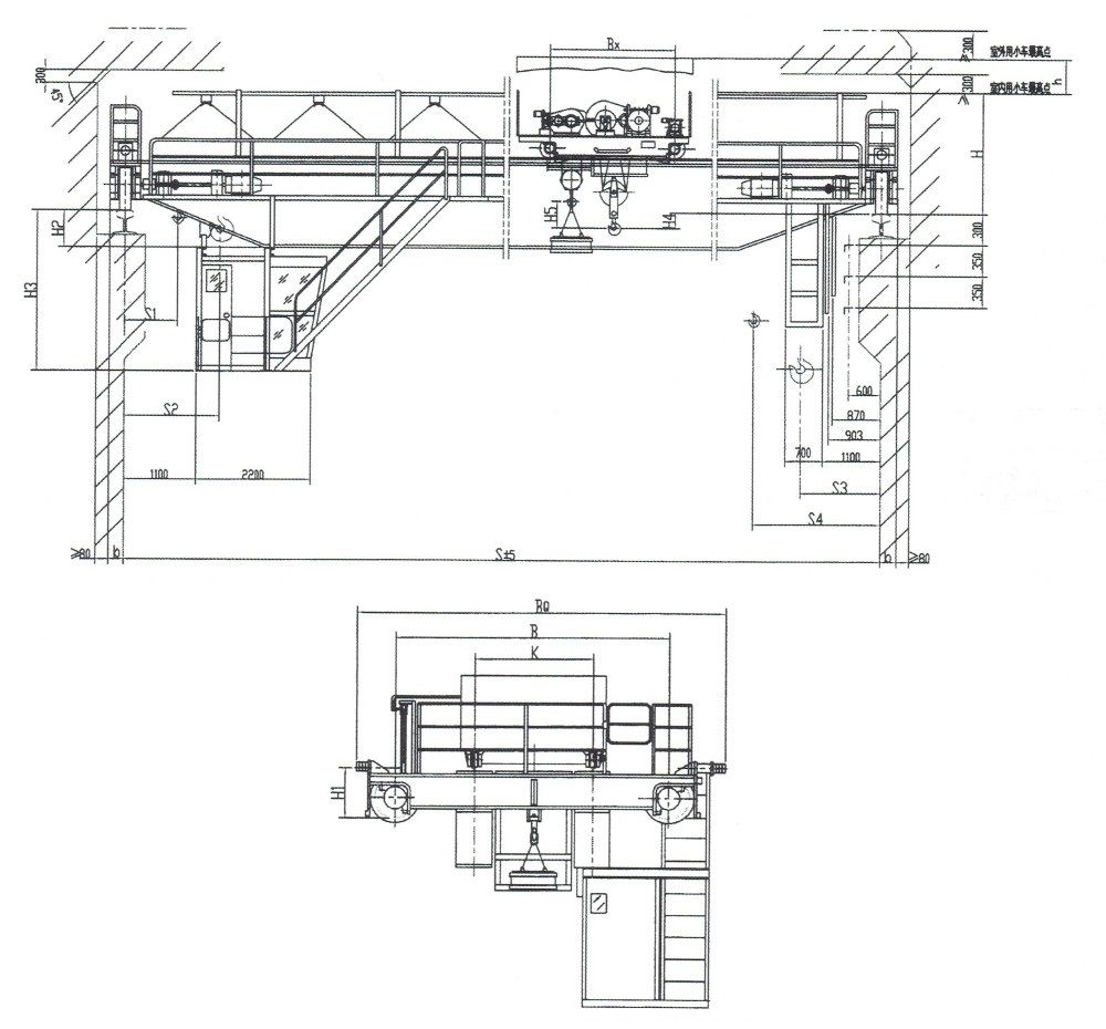 QC型16-3.2、32-5吨付钩电磁桥式起重机外形尺寸图.jpg